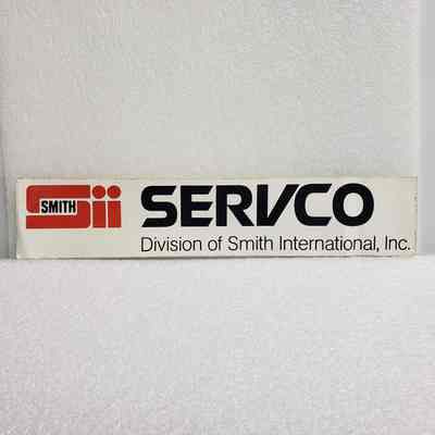 [Sticker] Smith Servco, Division of Smith International Inc., Rect. White Black Red