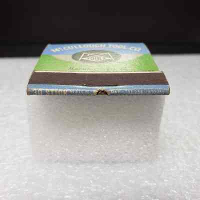 [Matchbook] McCullough Tool Co., 30-strike, Blue Green - Manumark: View of manumark