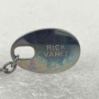 Close-Up of Keychain Fob, Back