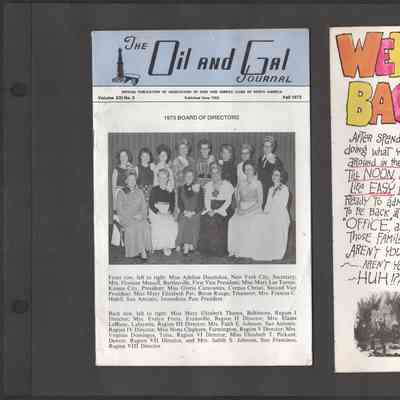 Scan of Scrapbook Page In Situ