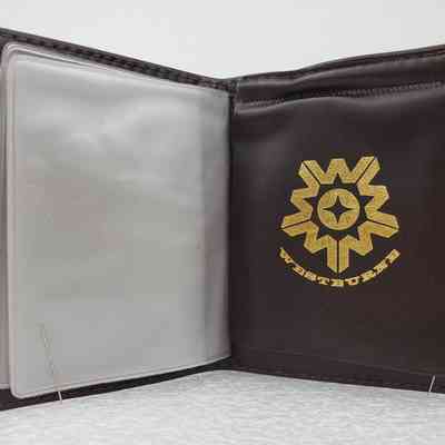 View of Card Wallet, Back Interior with Money Clip