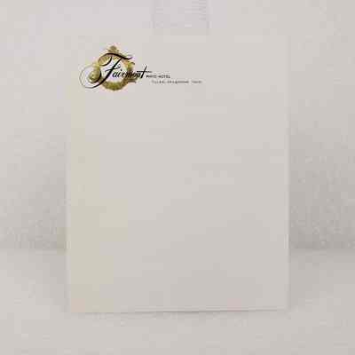 [Note Paper] Fairmont Mayo Hotel, Tulsa Oklahoma, Association of Desk and Derrick Clubs, Tulsa Oklahoma, September, 1972