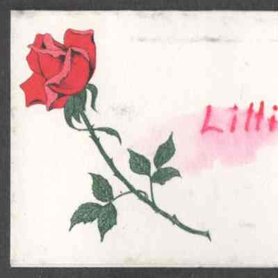 Scan of Place Card