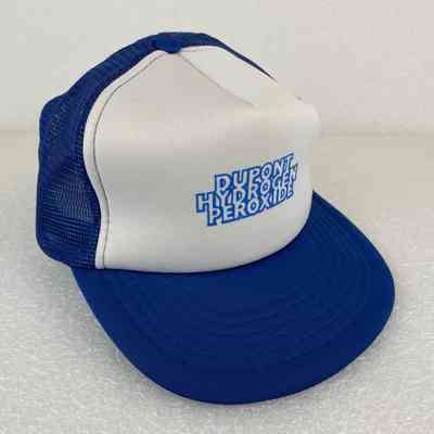 [Cap] DuPont Hydrogen Peroxide, Padded Crown White, Mesh Body Blue