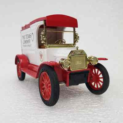 [Model] Texaco, Ford Model "T" Van 1913, ERTL Nostalgic Collector Series #1, Die-cast Money Bank, 1984