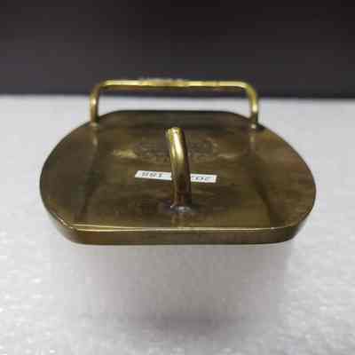 [Belt Buckle] Bechtel, Al-Tameer Project, 1992-1993 Free Kuwait, Antique-Bronze - Hook: Close-up view of the hook.