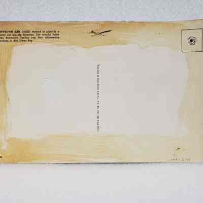 Reverse of postcard