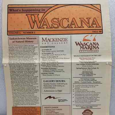 Wascana newsletter, Fall 1989 issue: 2024.0.245.13