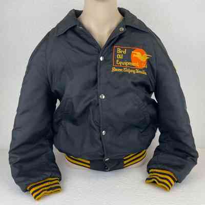 [Jacket] Bird Oil Equipment Ltd., Devon Calgary Vermillion, Black Yellow