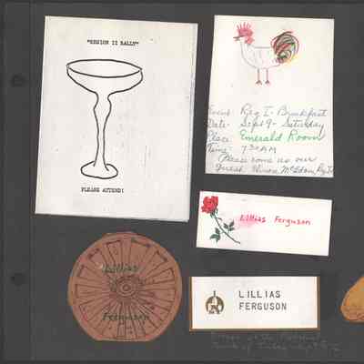 Scan of Scrapbook Page In Situ