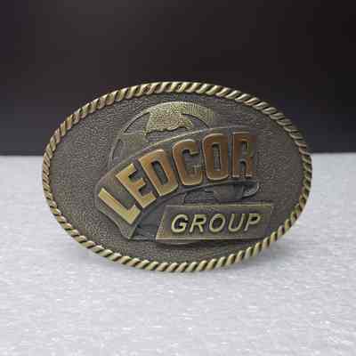 [Belt Buckle] Ledcor Group, Antique Bronze