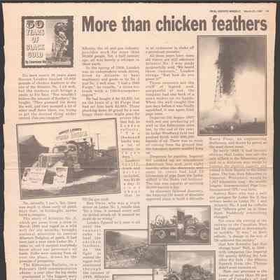 [Clipping] "50 Years of Black Gold: More than chicken feathers", Edmonton's Real Estate Weekly, 20 March, 1997