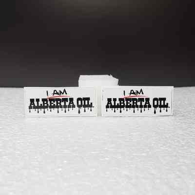 [Sticker] "I am Alberta Oil", Set of 2