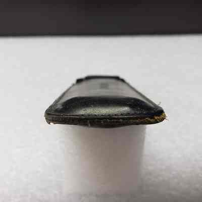 [Slide Ruler] Pritchard Canadian Ltd., A. Kowalchuk, Black Leather - End Case: View of end of case
