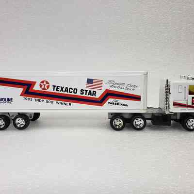 Sidd view, left-side straight-on, truck and trailer