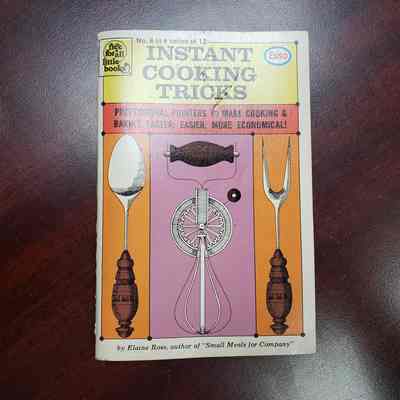 [Booklet] "Instant Cooking Tricks", Free For All Little Books/Esso, No.8 Se.12, 1967