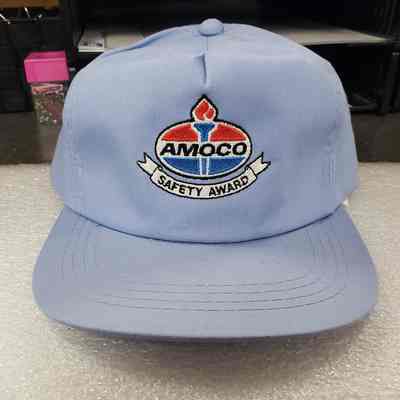 [Cap] AMOCO, Safety Award, Fabric L.Blue Red White