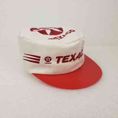 [Cap] Texaco Mile, Plastic Red Brim, Fabric White Red