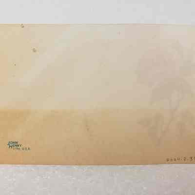 View of Note Card, Reverse