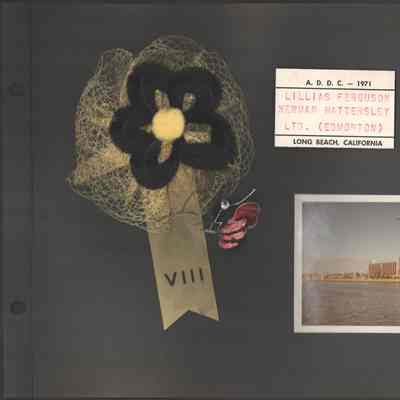 Scan of Scrapbook Page In Situ