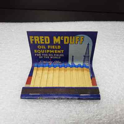 [Matchbook] Fred McDuff, 40-strike, Blue Red Yellow - Interior: View of interior