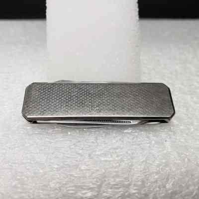 [Pocket Knife] Shell Oil, Silver Yellow - Back: View if back