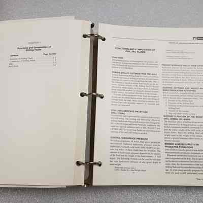 [Manual] Drilling Fluids Reference Manual, White Binder, Red Black Grey - Sample Pages: View of the first pages of Chapter 1