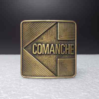 [Belt Buckle] Comanche, Antique-Bronze
