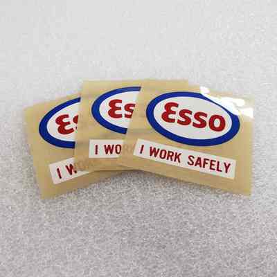 [Transfer] Esso Oil, Set of 3, 78x81mm