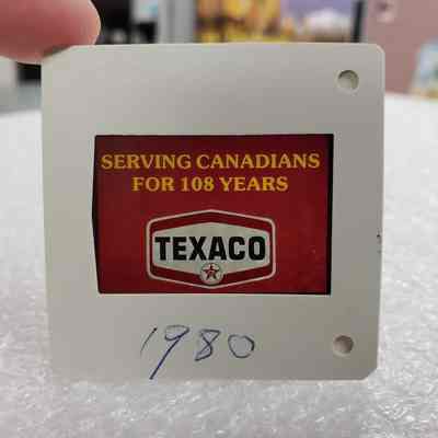 [Slide] "Serving Canadians for 108 Years", Texaco, 1980