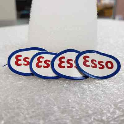 [Sticker] Esso Oil, Set of 4, 18x25mm