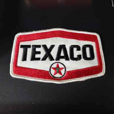 [Patch] Texaco Hexagonal Logo, Embroidered, Red White Black Green