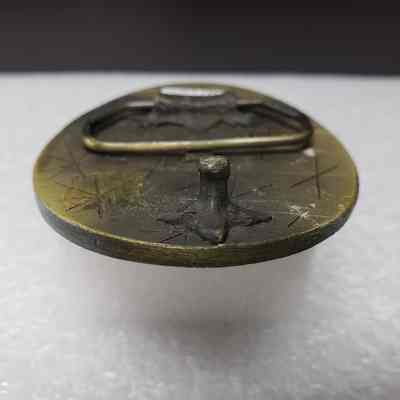 [Belt Buckle] Alberta Governor Service Ltd., Bronze - Hook: View of hook.