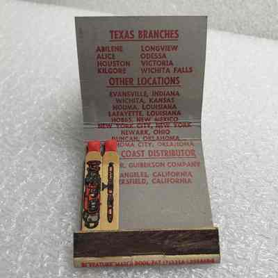 Matchbook, Open showing Matches