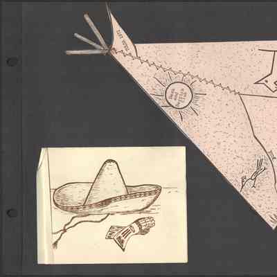 Scan of Scrapbook Page In Situ