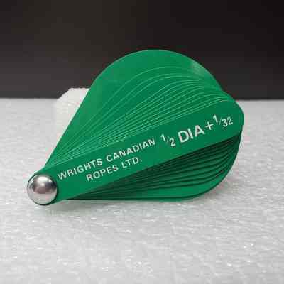 [Gauge] Wrights Canadian Ropes Ltd., Sheave, Green White