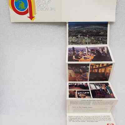View of Pamphlet, Unfolded, Reverse