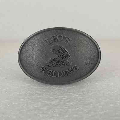 [Belt Buckle] Leo's Welding, Antique-Silver