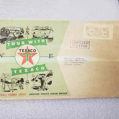 [Envelope] "Tour With Texaco" Printed Envelope