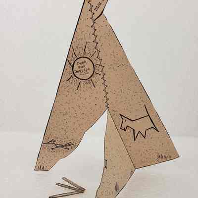 Angled View of Invitation
