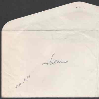 Scan of Envelope, Front
