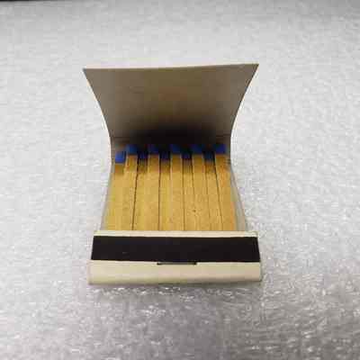 [Matchbook] White's City: Cavern Entrance, 20-strike, Yellow Black - Interior: View of interior