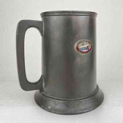 [Tankard] Imperial Oil, Engineering Division, Pewter, Glass
