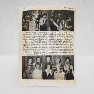[Clipping] "Desk and Derrick Activities in Calgary and Edmonton", The Roughneck, Page 50, January, 1972
