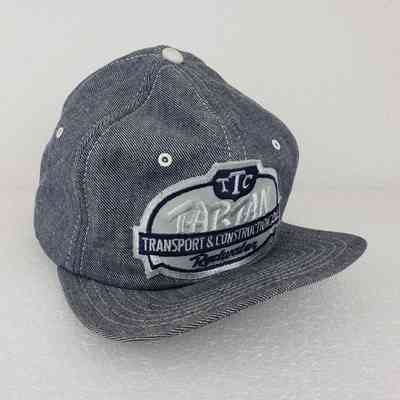 [Cap] Tartan Transport & Construction Ltd., Redwater, Embroidered Patch, Padded Denim [Devil's Dust - Degraded Foam Removal]