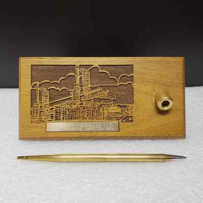 [Pen Stand] Priority Projects Ltd., Wood Gold