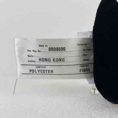 View of Manufacturer's label, Front