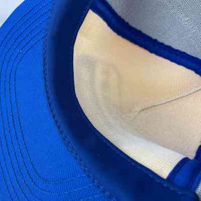 Close-Up of Interior. Sweatband and Foam Padding behind Crown