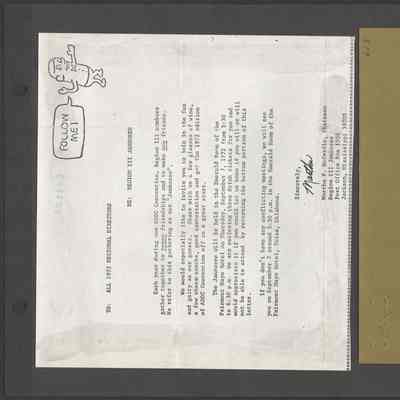 Scan of Scrapbook Page In Situ