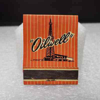 [Matchbook] Oil Well Supply Co., 20-strike, Orange Black White